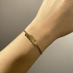 pulsera con nombre