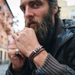 pulsera cuero hombre