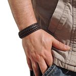 pulsera cuero hombre