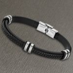 pulsera cuero hombre