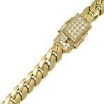 pulsera de oro hombre