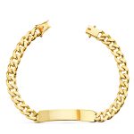 pulsera de oro hombre