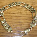 pulsera de oro hombre