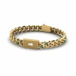 pulsera de oro hombre