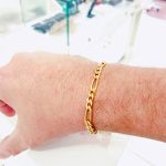 pulsera de oro hombre