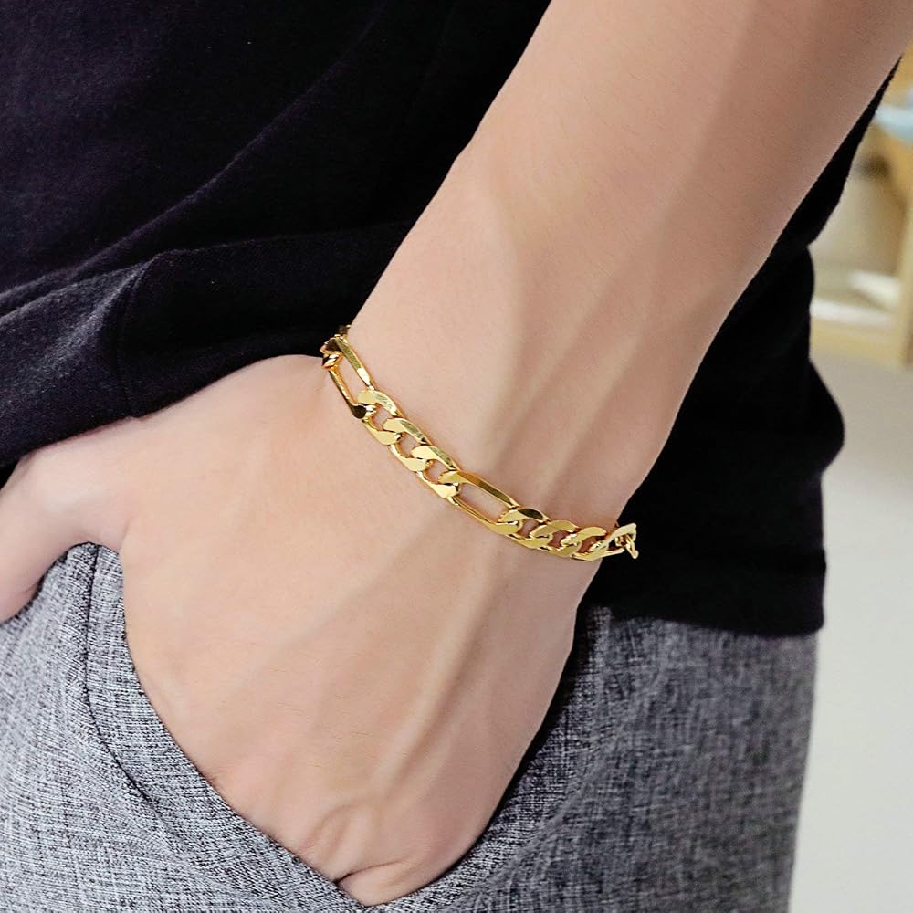 pulsera-de-oro-hombre-957bkb-1.jpg pulsera de oro hombre - Imagen 1