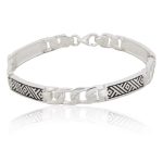 pulsera de plata hombre