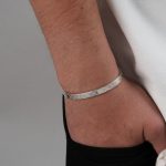 pulsera de plata hombre