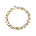 pulsera oro hombre