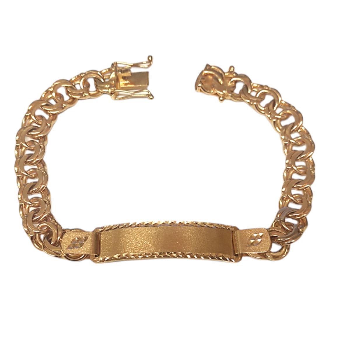 pulsera-oro-hombre-460wsd-1.jpg pulsera oro hombre - Imagen 1