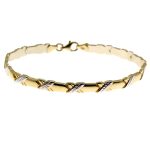 pulsera oro mujer