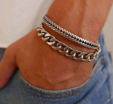 pulsera-plata-hombre-721hoo-1.jpg pulsera plata hombre - Imagen 1