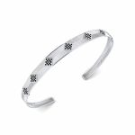 pulsera plata mujer