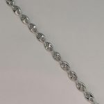 pulsera plata mujer