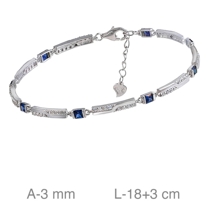 pulsera-plata-mujer-628rrb-1.jpg pulsera plata mujer - Imagen 1