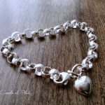 pulsera plata mujer