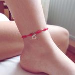 pulsera roja 7 nudos