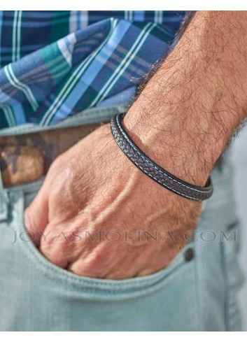 pulseras-de-cuero-hombre-801zzg-1.jpg pulseras de cuero hombre - Imagen 1