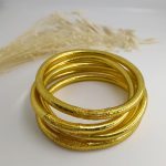 pulseras pan de oro